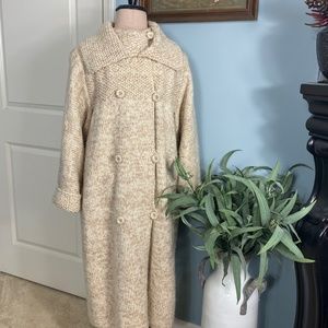 Beautiful Handmade/Handknitted Vintage Coat